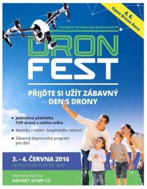 Festival dronů a kvalifikační závody na mistrovství světa v Plzni - podrobný program